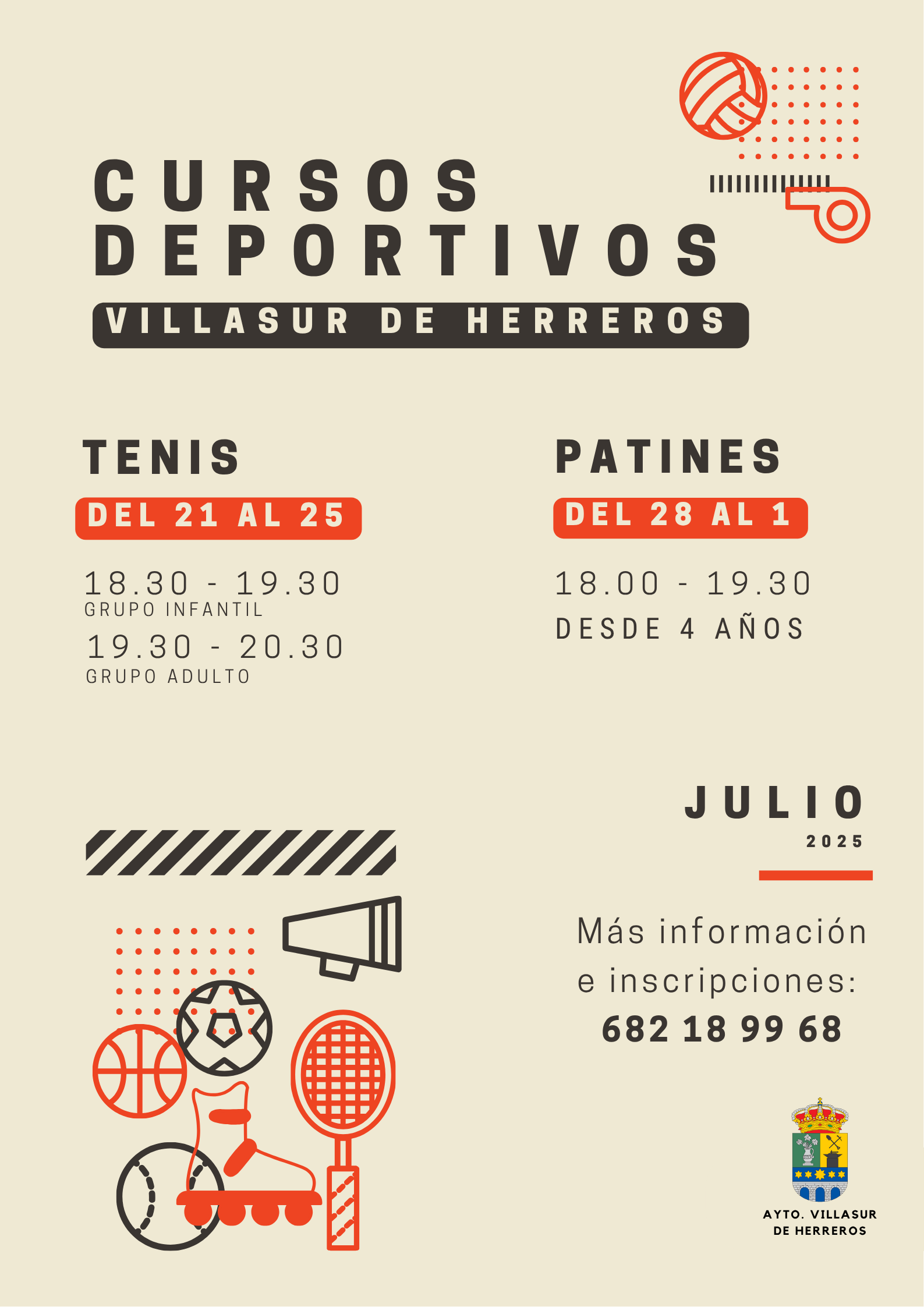 Patines y Tenis en Julio