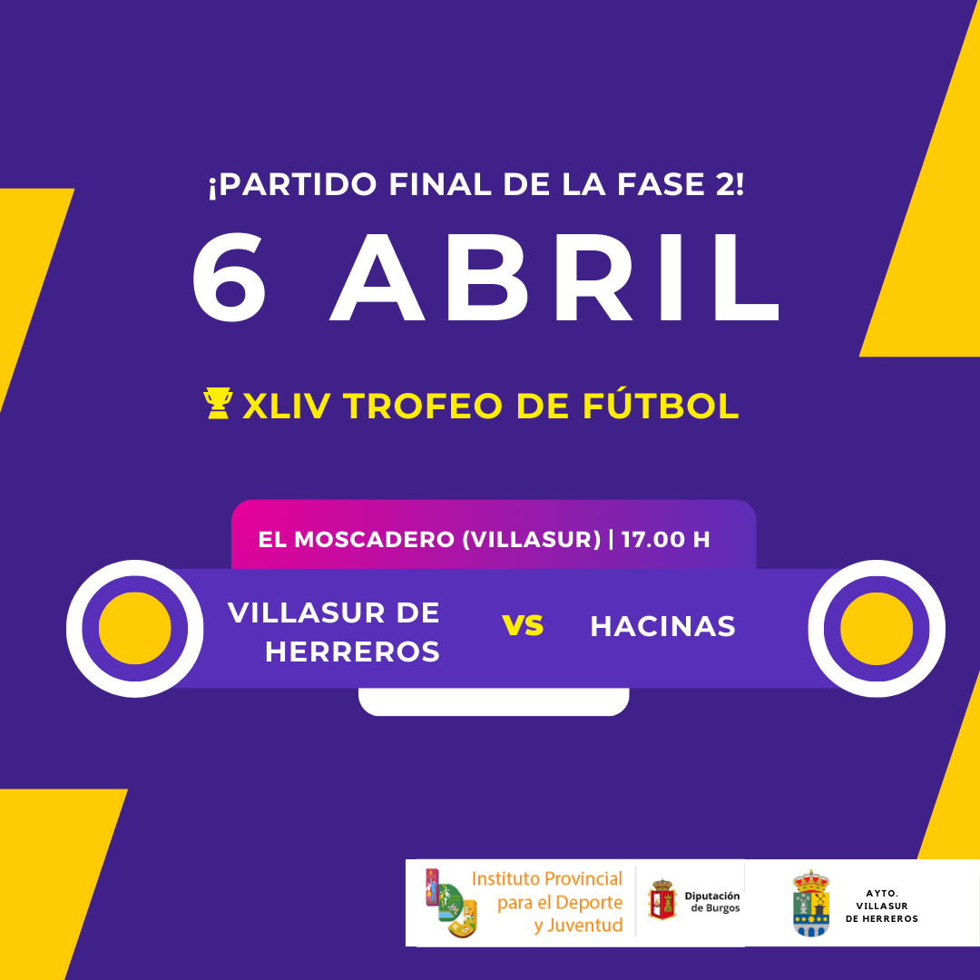 XLIV TROFEO DE FÚTBOL: Villasur vs. Hacinas