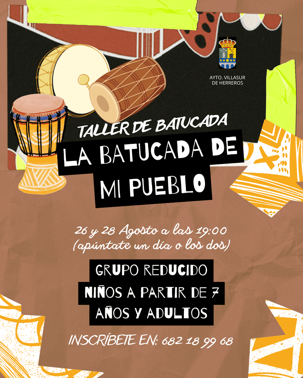 🥁 Taller de Batucada en Villasur 🥁